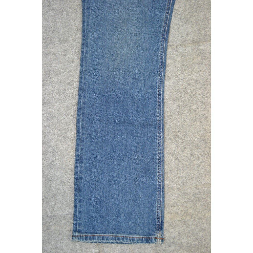 Tecovas Men 32x31 Premium Relaxed Jeans Blue Wash Straight Leg Denim (Tag 30x32) - Picture 2 of 16